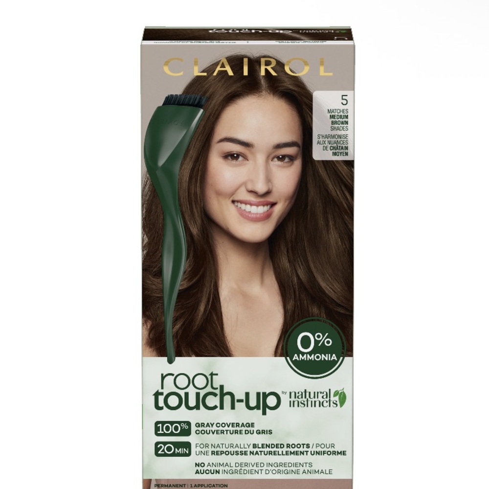 Clairol Root Touch-Up 5 Medium Brown Permanent Hair Color 100% Gray Coverage